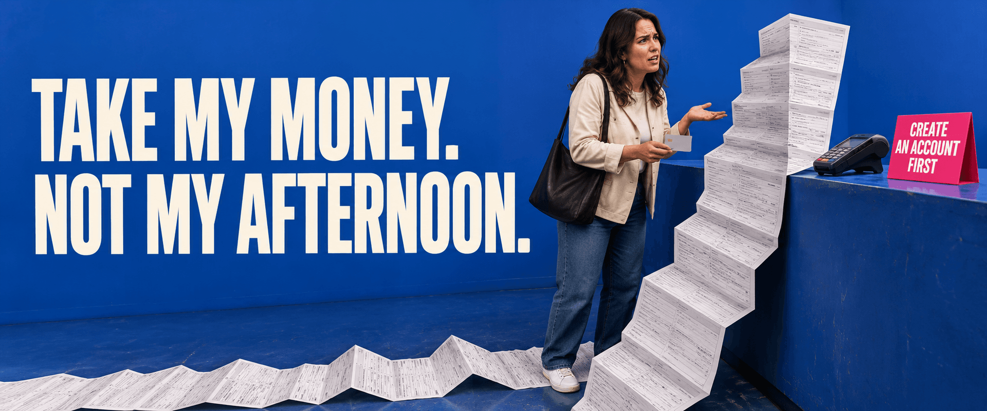 Cover image for Your customer came to buy. You made them apply.