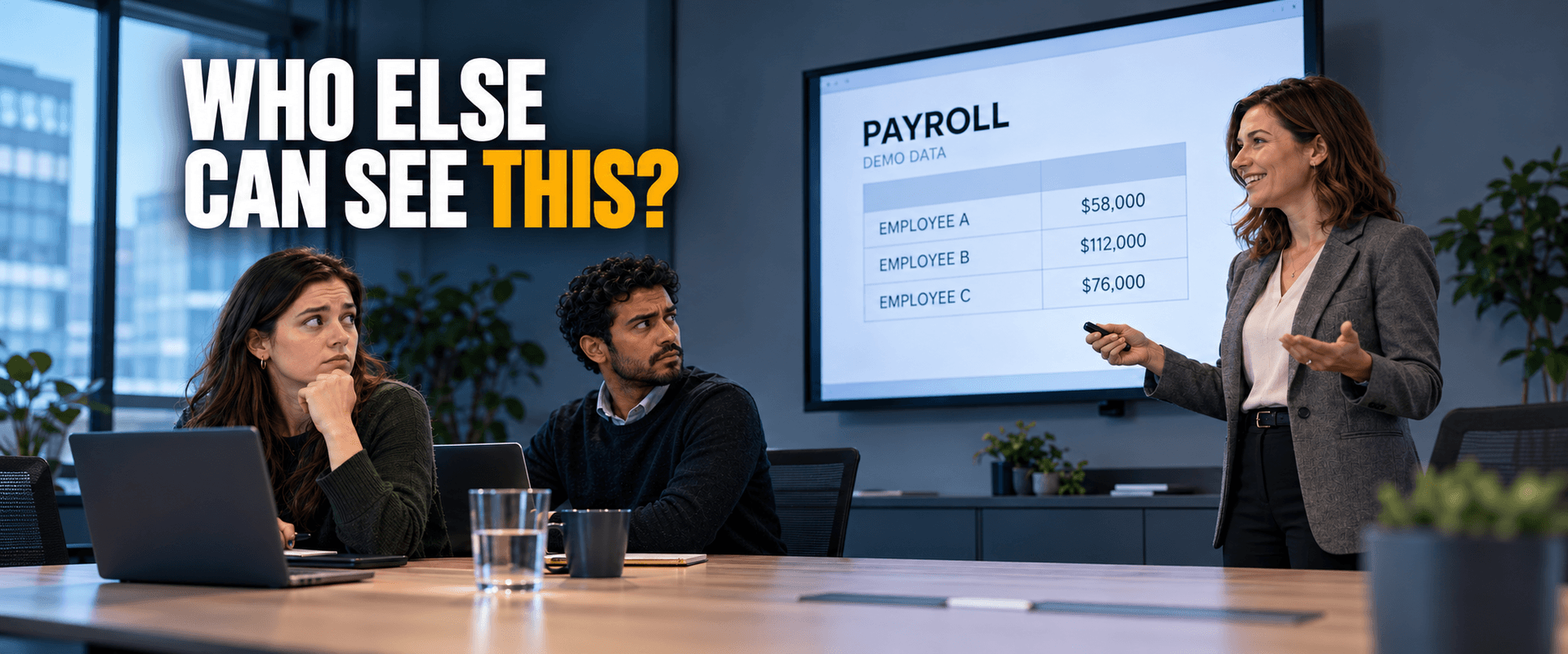 Cover for Why can the intern see my salary?