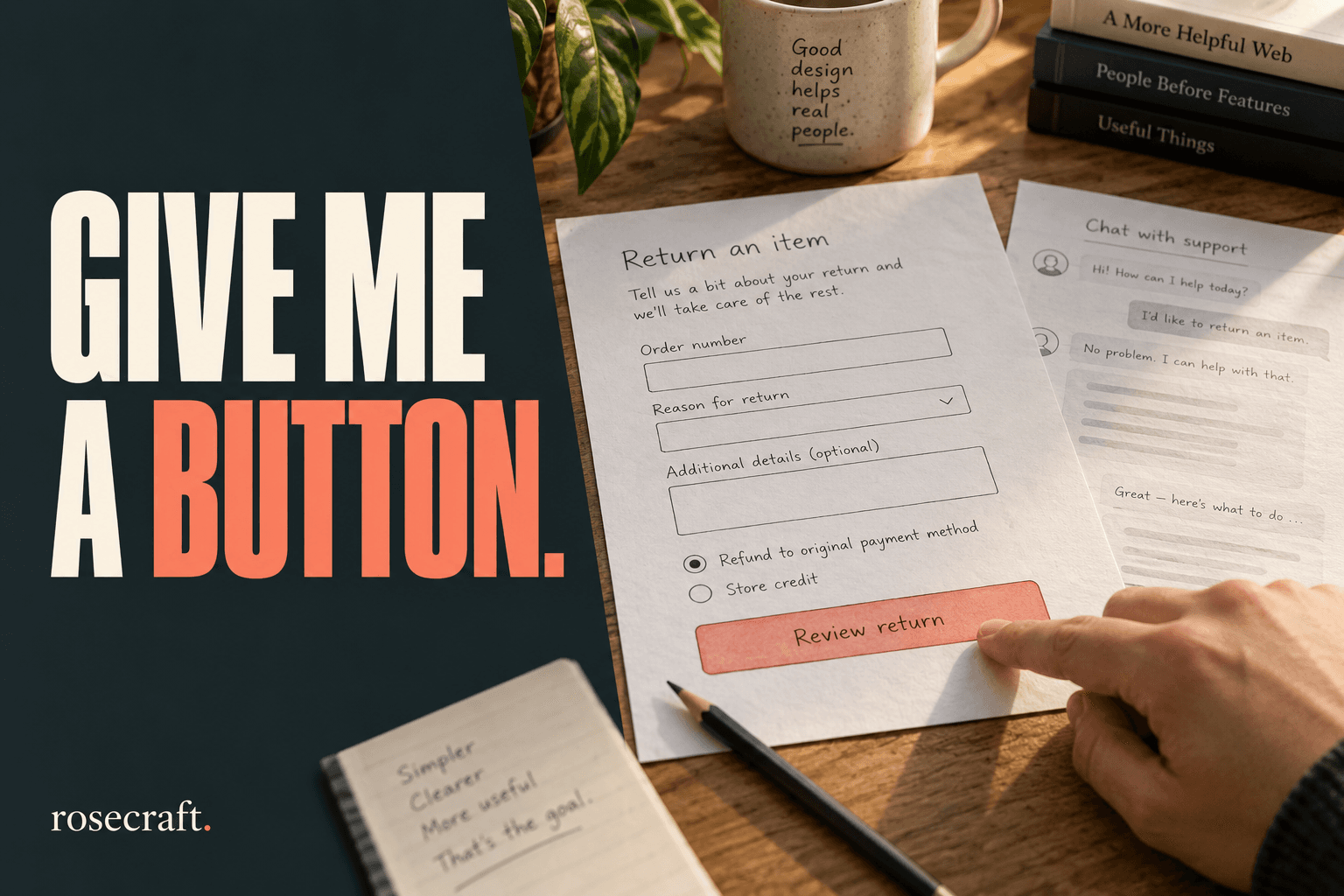 Cover for Your business app might need a button instead of a chatbot
